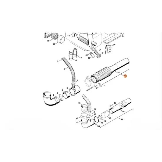 STIHL  Odprowadzenie 4203 717 8301